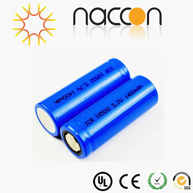 锂充电电池 18500 3.7V 1400mAh 