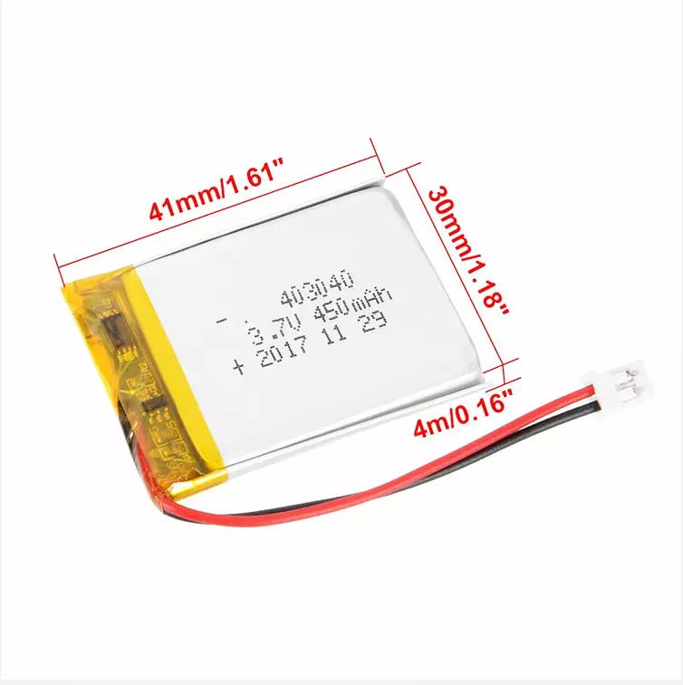 锂聚合物电池 403040 3.7V 450mAh