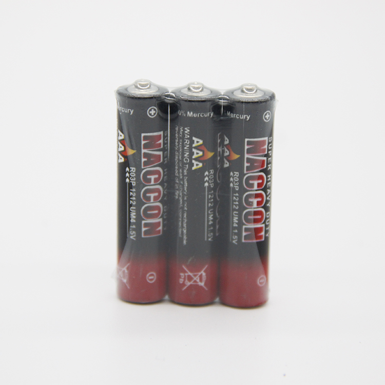 R03P碳锌电池：体积小、供电稳定、用途大